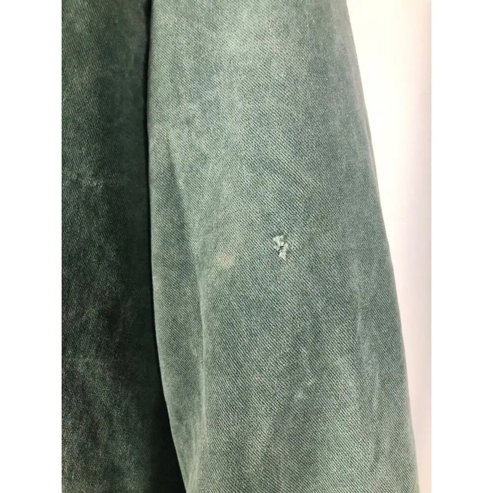 Vintage Brandon Thomas Coat Size large Green multicolor aztec lined Hoodie Jack